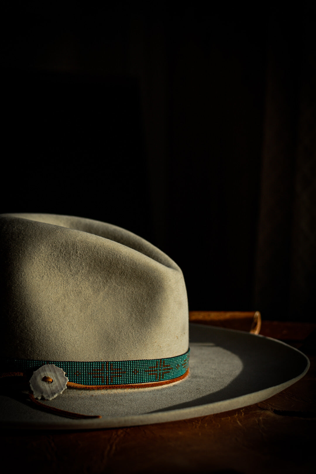Hat Band — “Larch” in Turquoise