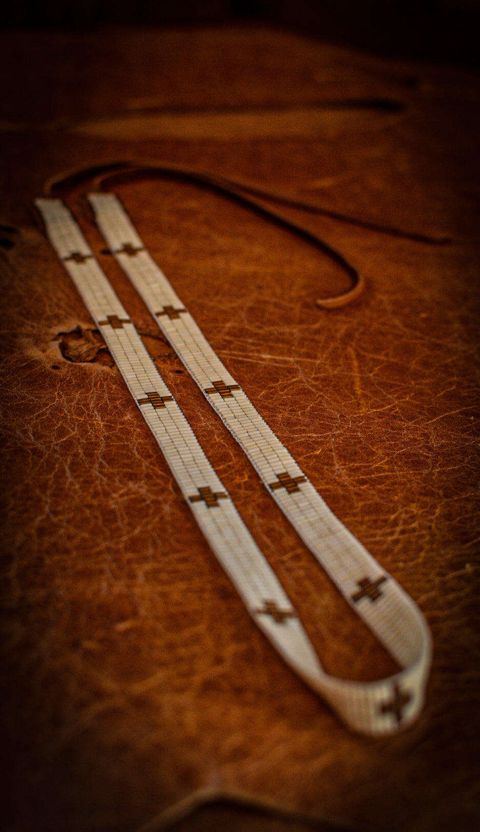 Hat Band - “Bugle Cross” - Bronze