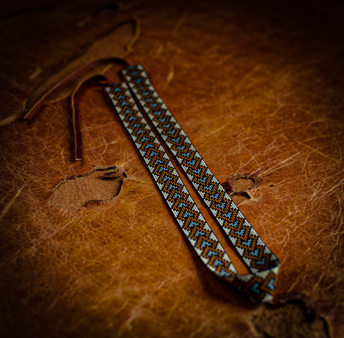 Hat Band — Made to Order — “Stacked Diamonds”