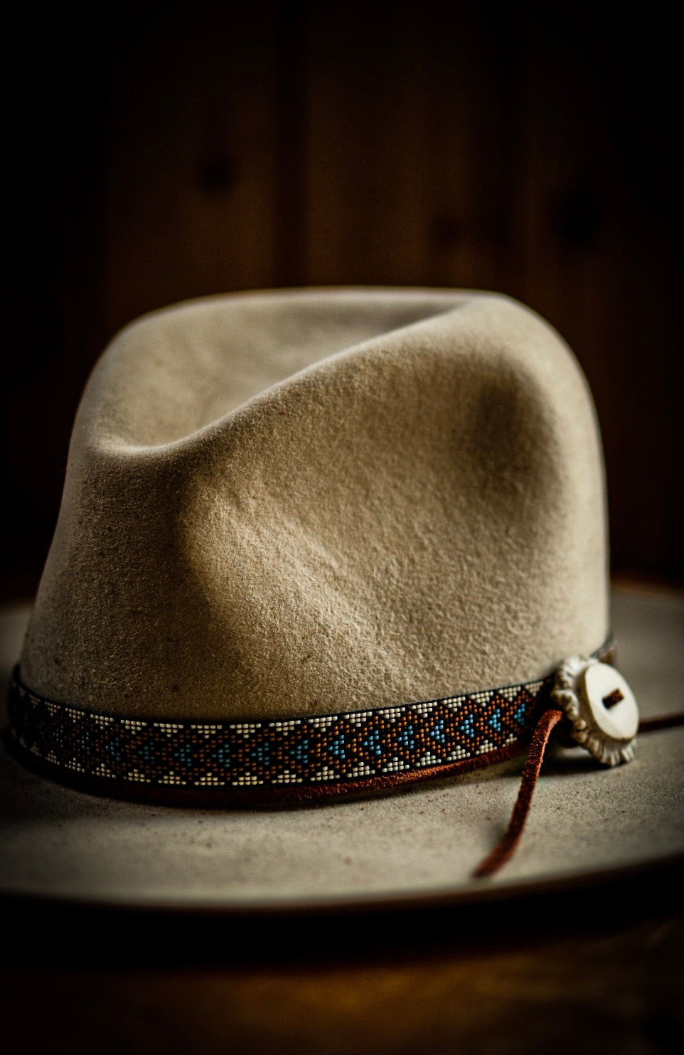 Hat Band — Made to Order — “Stacked Diamonds”