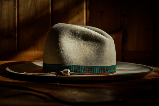 Hat Band — “Larch” in Turquoise