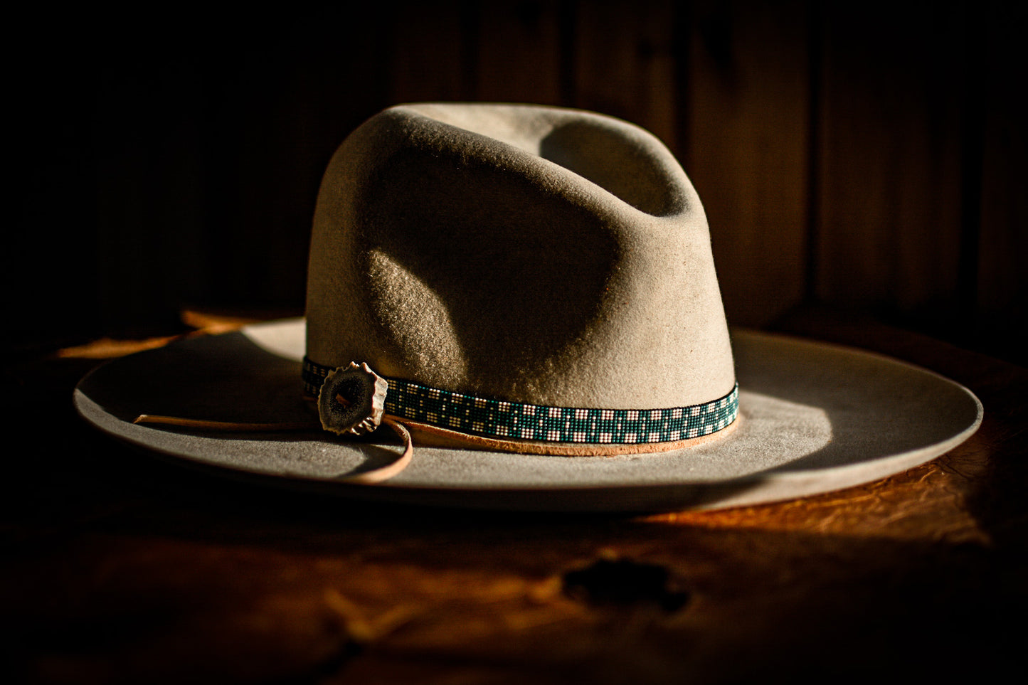 Hat Band — Made to Order— “Mountain Bluebird”