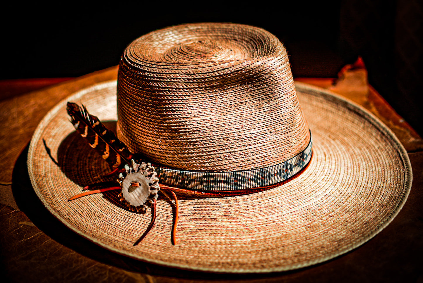 Made to Order - Hat Band - “Quilted Crosses”