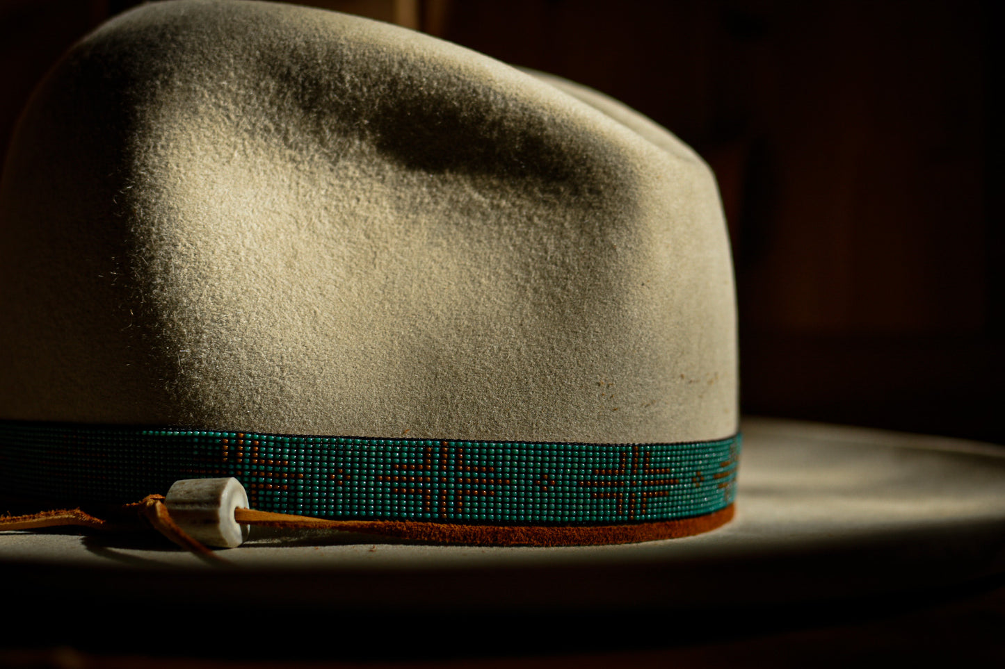 Hat Band — Made to Order — Larch” in Turquoise