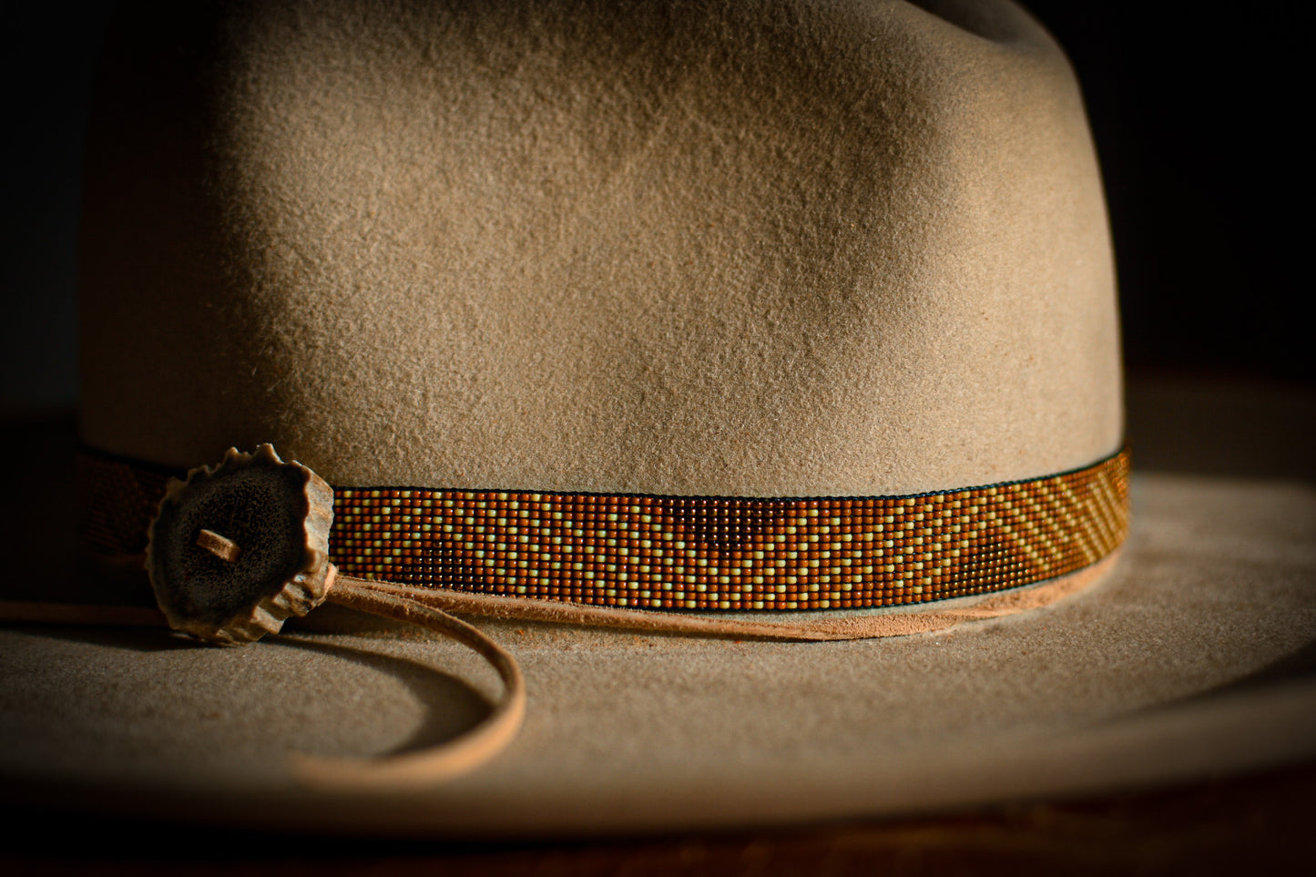 Hat Band — “Hawk” in Bronze