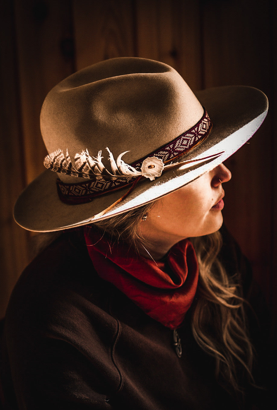 Hat Band — Made to Order — “Prairie Fire”