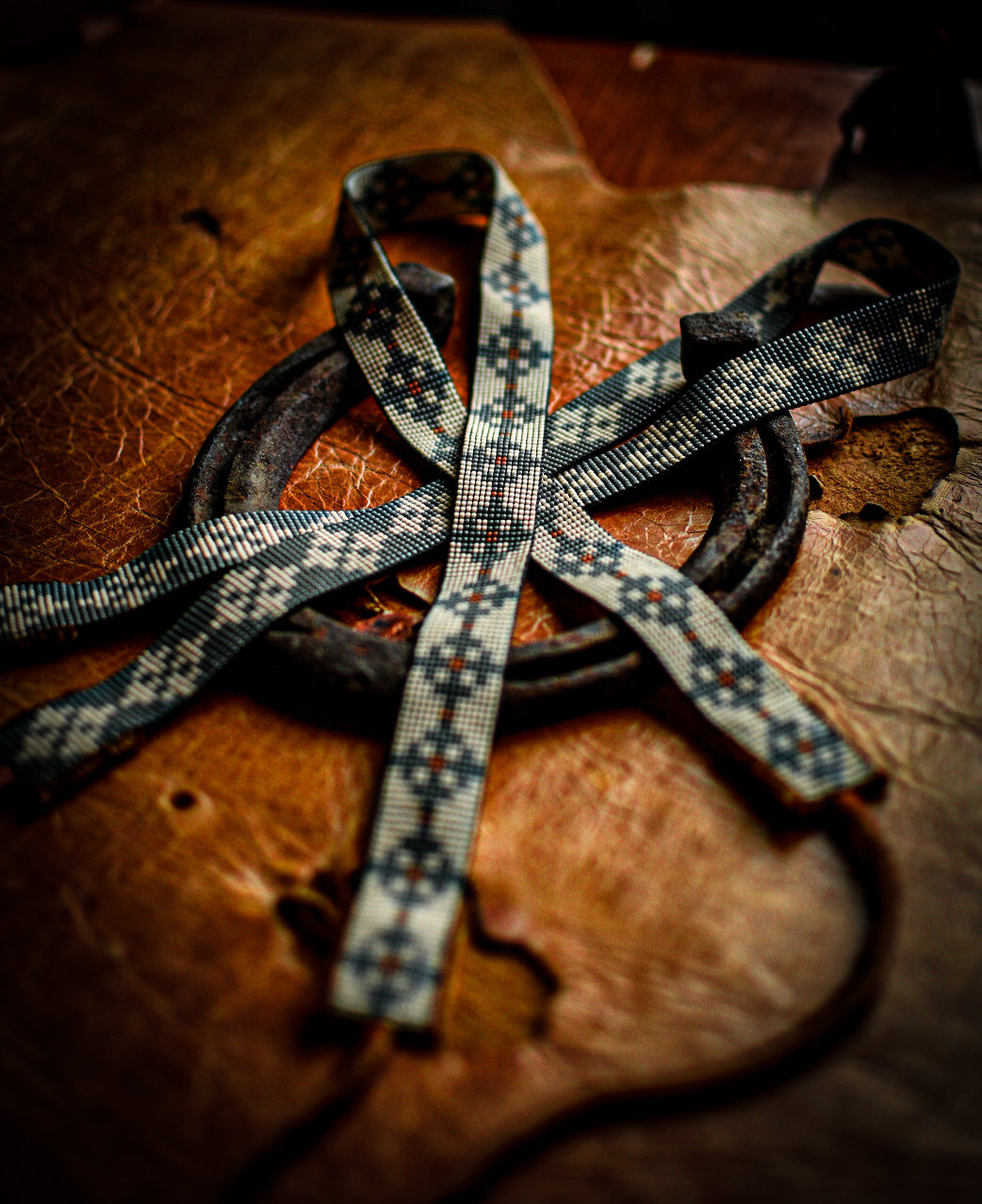 Made to Order - Hat Band - “Quilted Crosses”