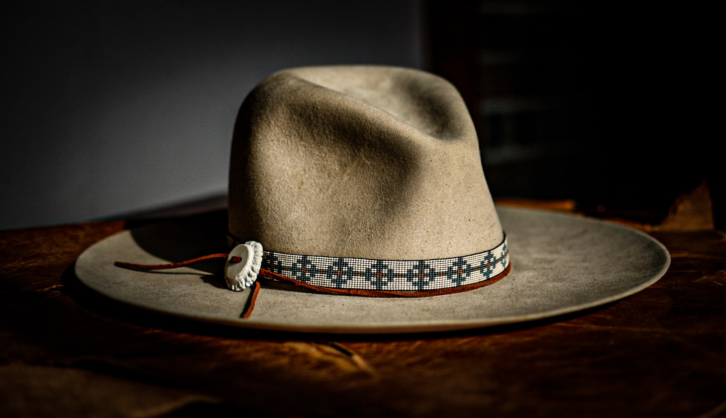 Made to Order - Hat Band - “Quilted Crosses”