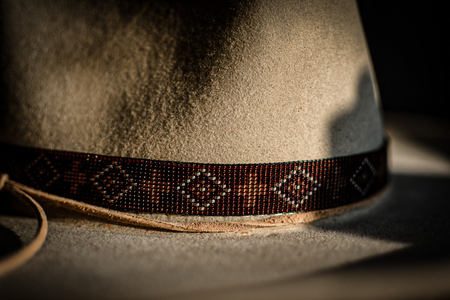 Hat Band — “Trapper” in Amber