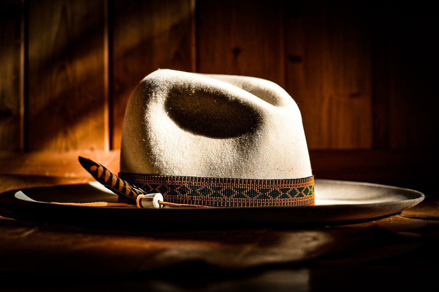 Hat Band — Made to Order — “Boulder Falls”