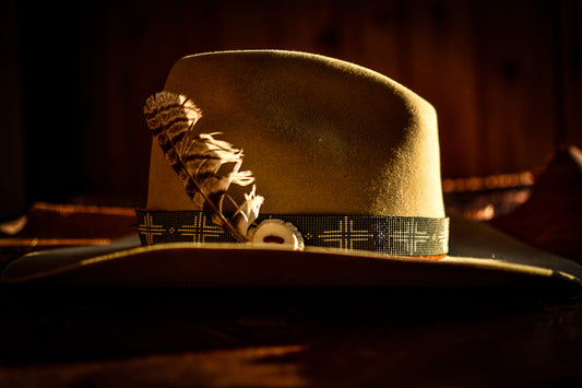 Hat Band — “Ponderosa” in steel