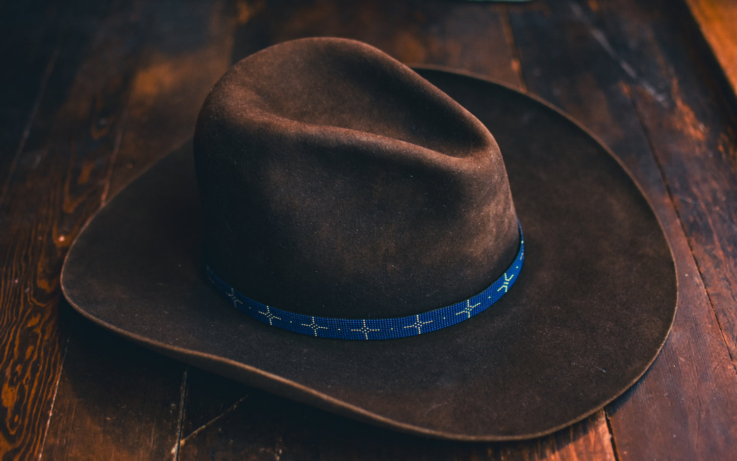Hat Band — “Polaris” in navy
