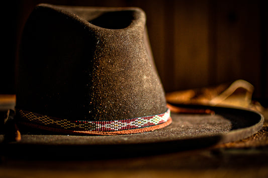 Hat Band — “Buck Creek” in red