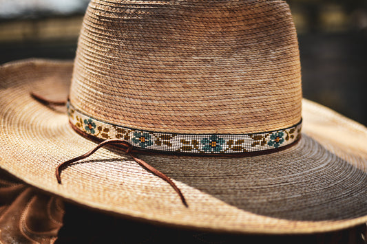 Hat Band — Made to Order — “Blue Flax”