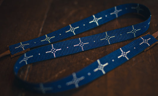 Hat Band — “Polaris” in navy