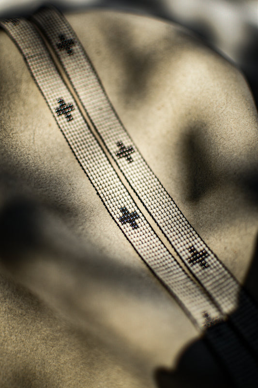 Hat Band — “Silver Crosses”