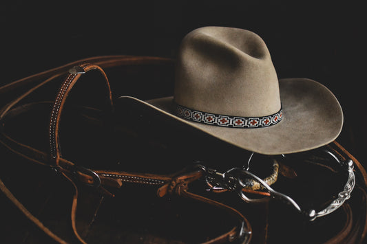 Hat Band — “West Fork” in white