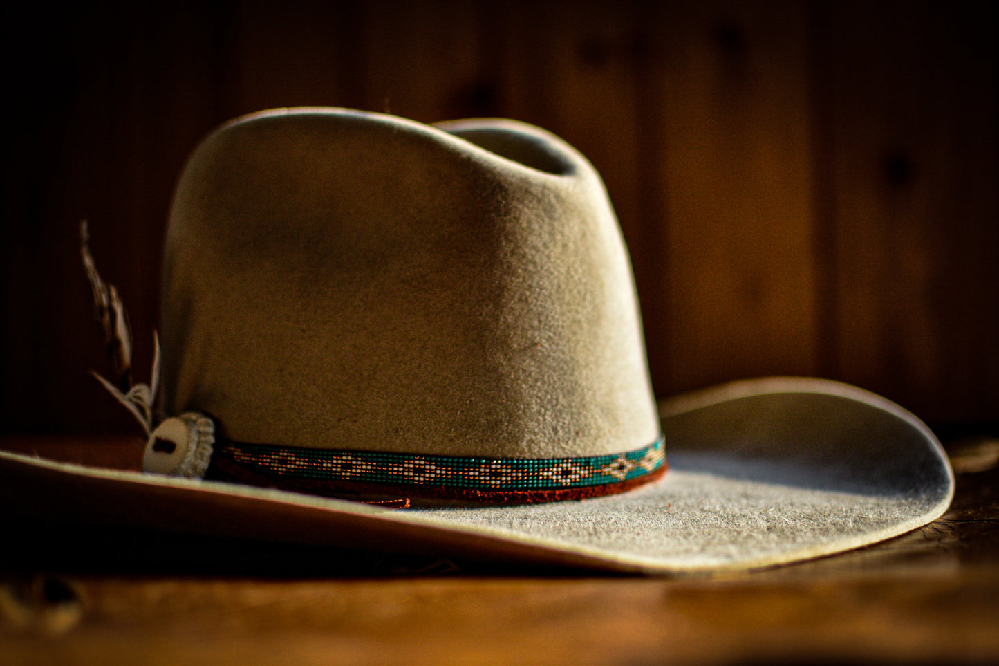 Hat Band — “Buck Creek” in turquoise