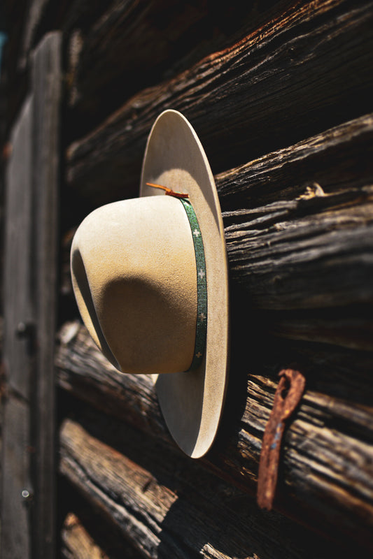 Hat Band — “Turquoise Crosses”