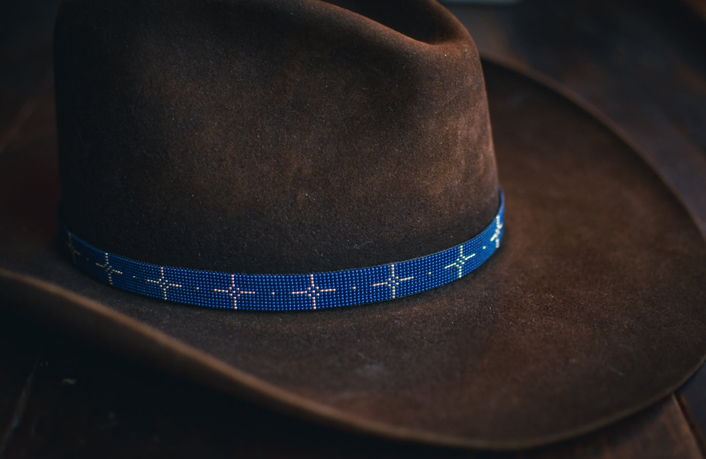 Hat Band — “Polaris” in navy