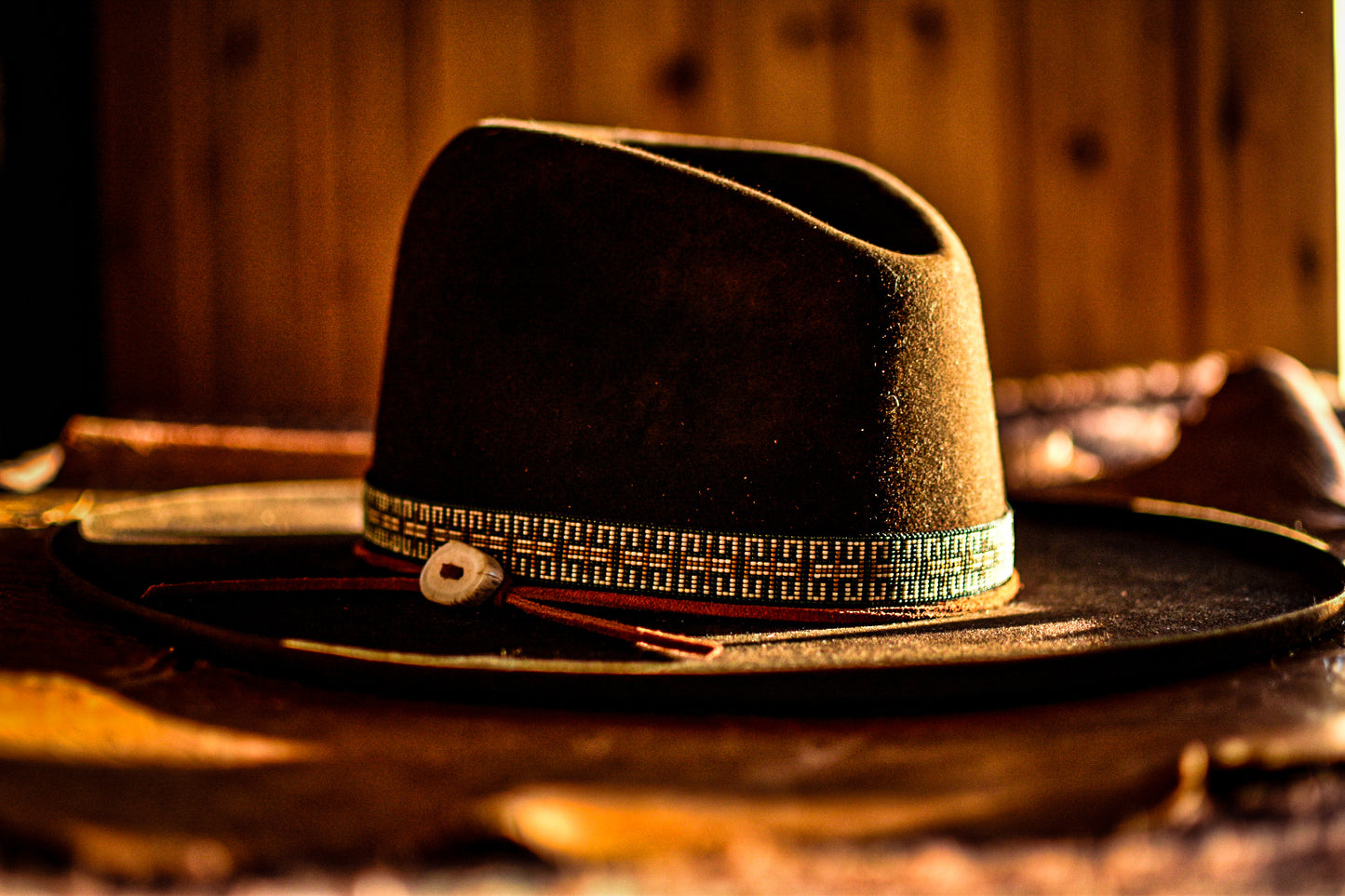 Hat Band — “Cinch” in olive
