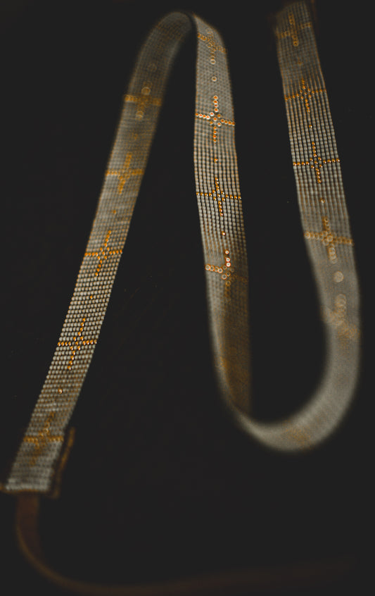 Hat Band — Made to Order — “Polaris” in white