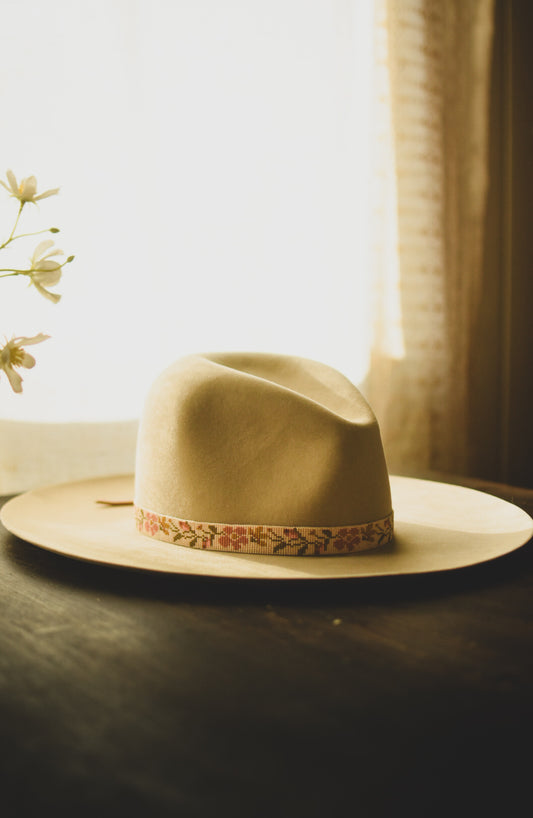 Hat Band — “Prairie Rose”