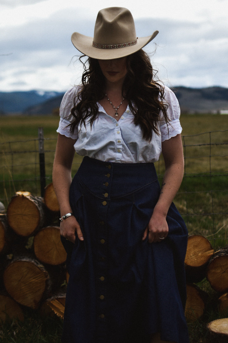 Hat Band — Marigold in Oxblood