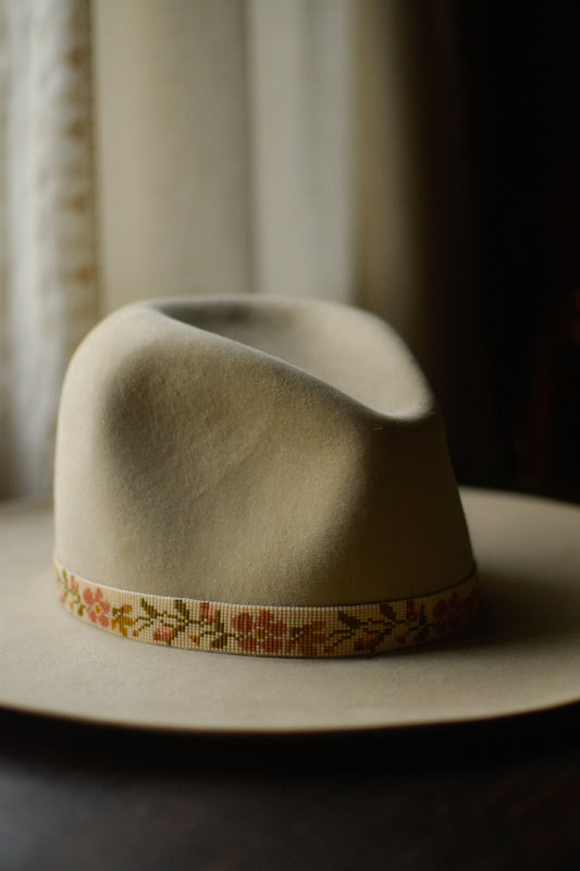 Hat Band — Made to Order — “Prairie Rose”