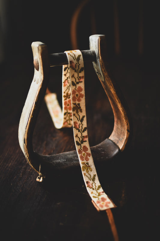 Hat Band — Made to Order — “Prairie Rose”