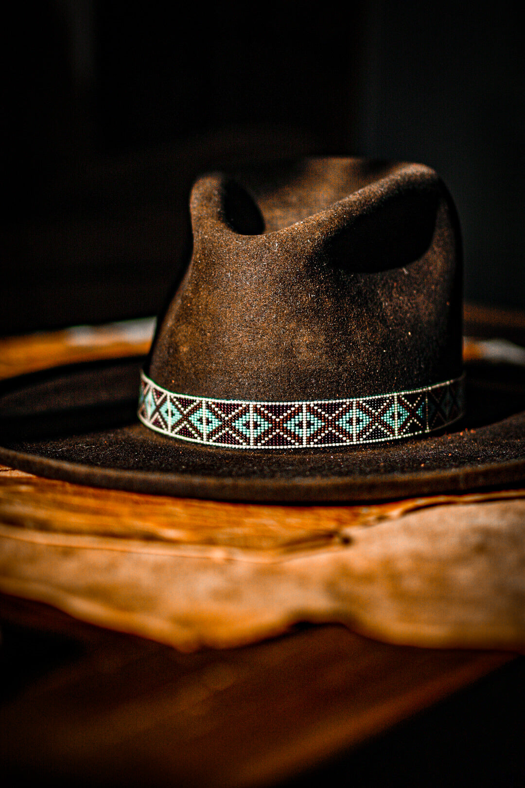 Hat Band — “Garnet”