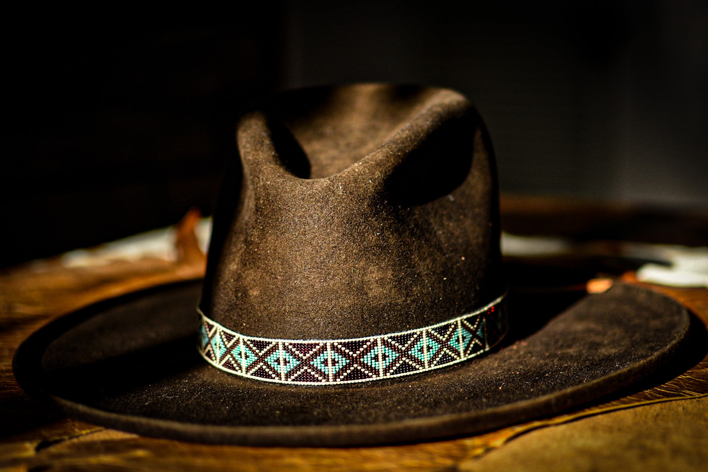 Hat Band — “Garnet”