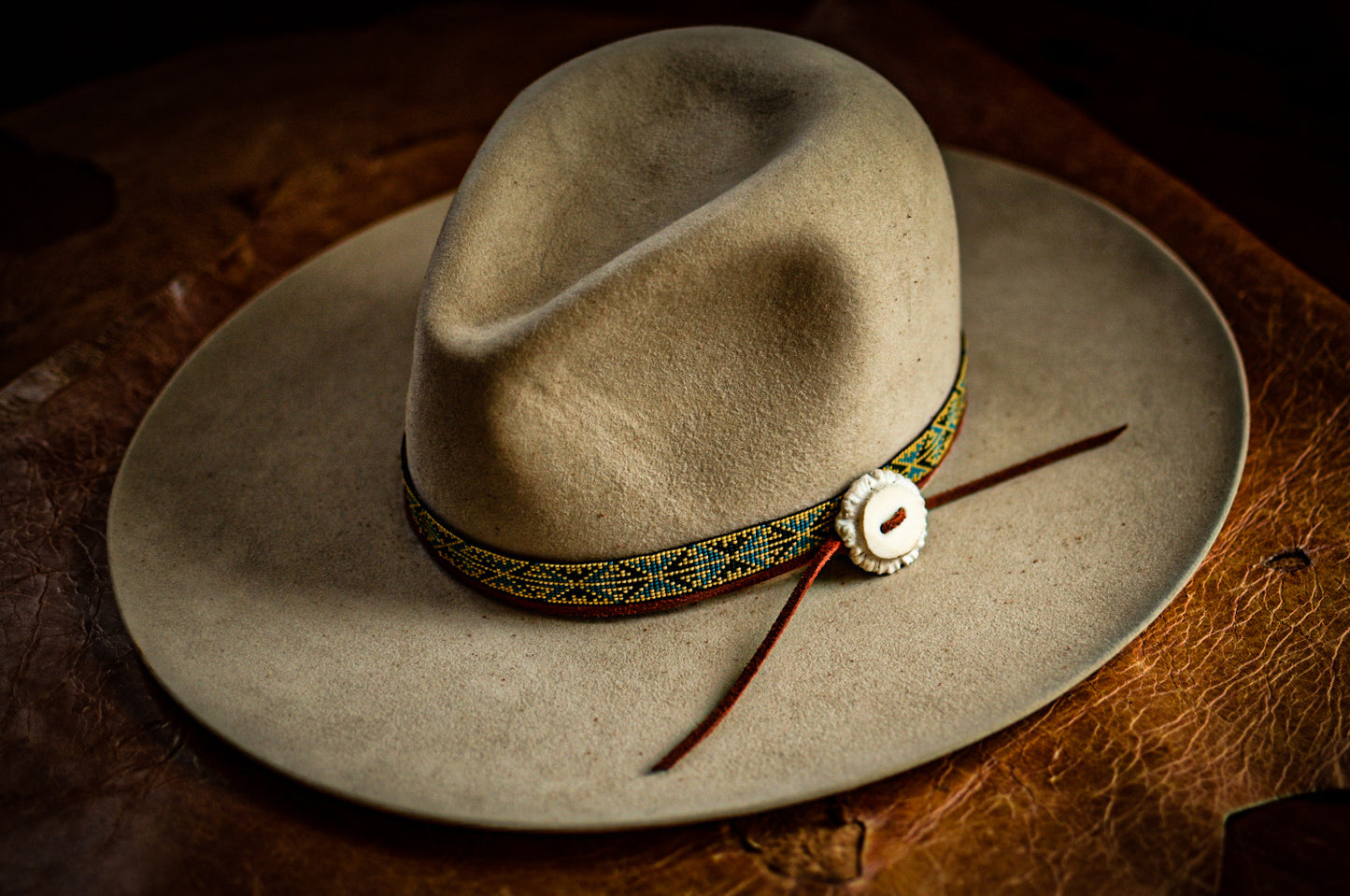 Hat Band — Made to Order — “Bear Grass”