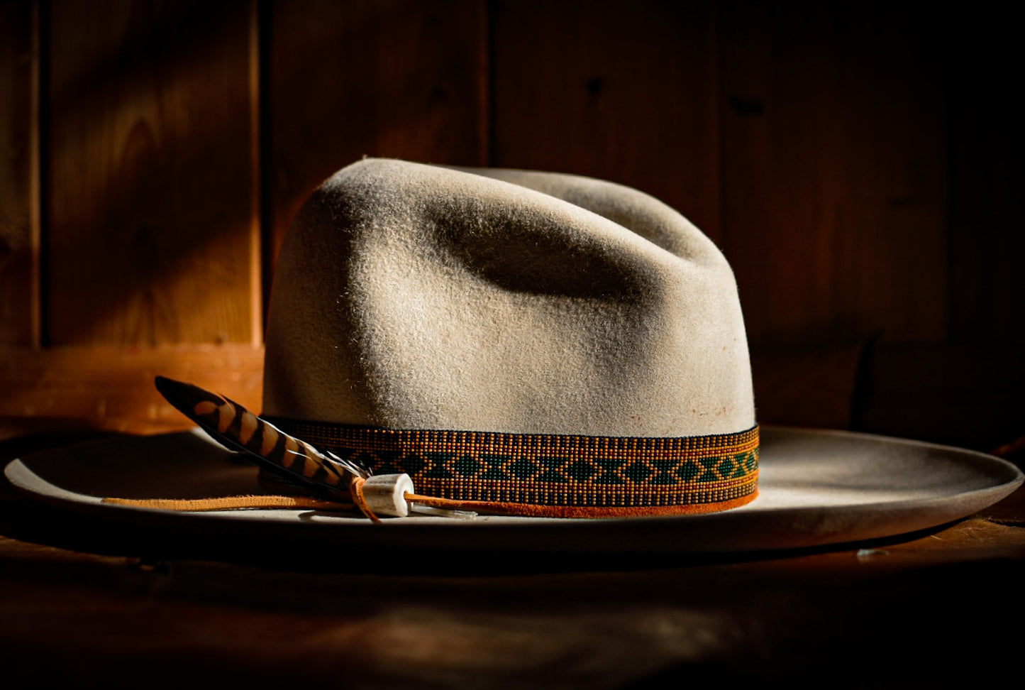 Hat Band — Made to Order — “Boulder Falls”