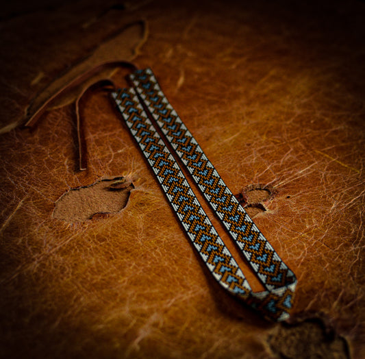 Hat Band — Made to Order — “Stacked Diamonds”