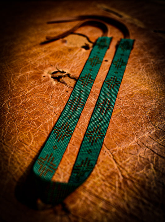 Hat Band — “Larch” in Turquoise