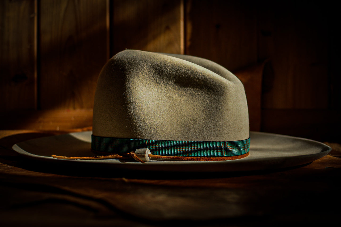 Hat Band — Made to Order — Larch” in Turquoise