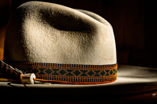 Hat Band — Made to Order — “Boulder Falls”