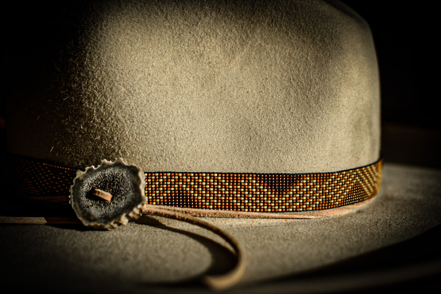 Hat Band — “Hawk” in Bronze